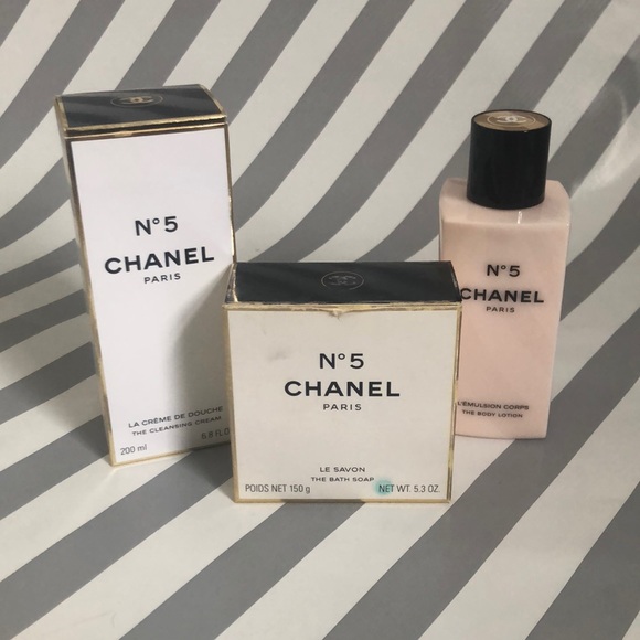 chanel no 5 soap set